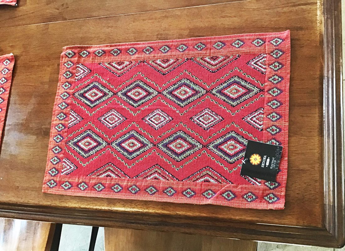 Diamond Placemat (Set of 12) J B Sales & Consulting, Sonoran Souvenirs